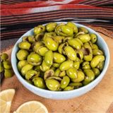 Yeni Sezon Çekirdeksiz Kırma Yeşil Zeytin 3 kg - 1 Adet