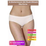 Yeni Sezon İnceltici Sıkılaştırıcı Toparlayıcı İz Göstermeyen Düşük Bel Siyah Dikişsiz Slip Korse