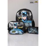 Yeni Sezon Lisanslı Batman Okul ,beslenme ve Kalem Çantası Okul Seti - 000-Siyah