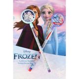 Yeni Sezon Lisanslı Elsa Frozen Yumurtalayan Labirent Figürlü Geçmeli Kurşun Kalem - 12M-Krem