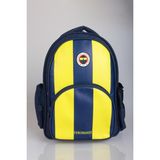 Yeni Sezon Lisanslı Fenerbahçe Çubuklu Okul Çantası "dekomus Cep Defteri Hediyeli" - 1 - 00-Siyah