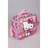 YENİ SEZON LİSANSLI HELLO KITTY'NIN PIRILTILI DÜNYASI ÖZEL KOLEKSİYON BESLENME ÇANTASI - Pembe - 1