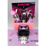 YENİ SEZON LİSANSLI KUROMI GIFT BOX ÖZEL KUTULU 500 ML MATARA,BESLENME KABI İLE KIRTASİYE OKUL SETİ - 1 - 001-Beyaz