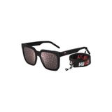 Yeni Sezon Unısex Kemik Güneş Gözlüğü Hg 1218/s 56-19-145 Uyy-black Pattern Red