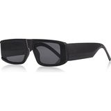 Yeni Tarz UV400 Korumalı Unisex Güneş Gözlüğü 1050 - Siyah