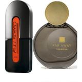 Yeni Tasarım Far Away Glamour Kadın Parfüm Edp 50ML + Full Speed Erkek Parfüm Edt 75 ml