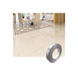 yeni toptancı BUFFER® 50 Metre Fayans Arası Şerit Dekoratif Yapışkan Renkli Dekor Su Geçirmez Sızdırmaz Gümüş Bant