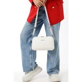 Yeni Trend Orta Boy Çok Bölmeli Kadın Omuz Çantası 25CM * 17CM * 10CM - 25 x 17 cm - Beyaz