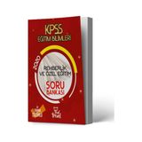 Yeni Trend Yayınları 2020 KPSS Rehberlik ve Özel Eğitim Soru Bankası