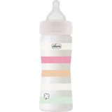 Yeni Wellbeing Renkli Biberon Pp Pembe 250 Ml Orta Akış