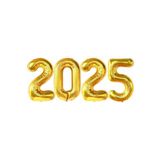 Yeni Yıl Büyük 2025 Folyobalonları 34 Inç Mutlu Yıllar Süslemeleri Yılbaşı Arifesi Parti Malzemeleri, 78784511001