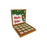 Yeni Yıl Çikolatası - Mutlu Yıllar - Yeni Yıl Hediyesi - 32 Adet Madlen Çikolata