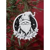 Yeni Yıl İçin Noel Babalı Dekoratif Şık Yılbaşı Ağacı Süsü (Noel Baba)