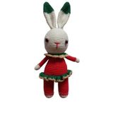 Yeni Yıl Miniş Tavşan Uyku Arkadaşı Amigurumi Organik Oyuncak
