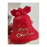 Yeni Yıl Noel Mum Yılbaşı Çanı Merry Christmas - Kırmızı