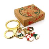 Yeni Yıl Yılbaşı Kardan Adam Çam Ağacı Noel Charm Çanta Süsü Anahtarlık KY123