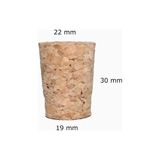 Yeni11 Şarap Şişesi Konik Mantar Tıpası 30*22*19 mm 50 Adet Doğal Malzeme ile Üretilmiştir