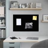 Yenibağ Magnet Magnet Panosu, Dekoratif Mıknatıslı Pano, Siyah, Metal Pano, 50X70 cm