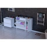 Yenice Banyo Dolabı, 70 Cm 2 Sepetli, 120 Cm
