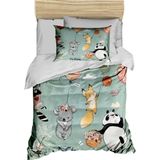 Yenidoğan Kız / Erkek Unisex Bebek Nevresim Takımı %100 Pamuklu Sevimli Hayvanlar