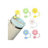 Yenigeldi 10 Adet 10 Mm Stnly Quencher Kupası Için Pipet Kapak Kapağı Toz Böcek Sineklere Karşı Tapa Tıpa,Multicolor 98876654324566