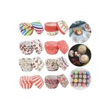 Yenigeldi 100 Adet Renkli Muffin Cupcake Kalıpları Kek Kapsülü Cupcake Muffin Kağıdı
