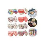 Yenigeldi 200 Adet Renkli Muffin Cupcake Kalıpları Kek Kapsülü Cupcake Muffin Kağıdı,Çok Renkli