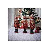 Yenigeldi 3 Adet Fındıkkıran Asker (7 Cm) Nutcracker Çam Ağacı Süsü Yılbaşı Doğum Günü Parti Süslemeleri