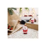 Yenigeldi 4 Adet Noel Baba Şeklinde Çam Ağacı Süsü Noel Ağacı Süslemeleri