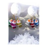 Yenigeldi (5 Cm) Parlak Ve Renkli Yılbaşı Noel Baba Süsleri - 6’Lı Set, Çok Renkli