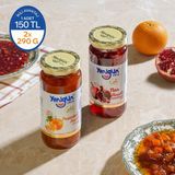 Yenigün Gold Seri Nar & Portakal Reçeli Ikili Set %65 Meyve - 2 x 290 gr