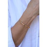 Yenigün Kuyumculuk 2.60 Gram İnce Çizgili Model Altın Bilezik - Yatırımlık & Hediyelik - 3 mm Genişlik
