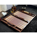 Yenigün Premium Deri Tavla Abanoz Xxl - Yüksek Kalite Klasik Şık Backgammon