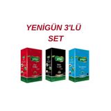 Yenigün YENİGÜN FİLİZ,GOLD,KARADENİZ ÇAYI 1000 GR 3'LÜ SET