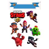 Yenilebilir Kağıt Wafer paper Blawlstars Şekerli Yenilebilir Kağıda Resimli Pasta Dekoru Baskısı
