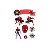 Yenilebilir Kağıt Wafer paper For Spiderman Ve Arkadaşları Pasta Dekoru Şekerli Kağıt Baskı (21 X 29 Cm) Resimli Pasta Baskısı
