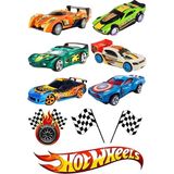 Yenilebilir Şekerli Kağıt Baskısı Cupcake ve Pasta Resim Baskı Hot Wheels Temalı 13