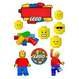 Yenilebilir Şekerli Kağıt Baskısı Cupcake ve Pasta Resim Baskı LEGO Temalı 03
