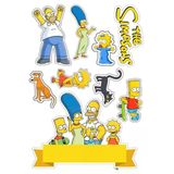 Yenilebilir Şekerli Kağıt Baskısı Cupcake ve Pasta Resim Baskı Simpsons Temalı 82