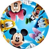 Yenilebilir Yuvarlak Pasta Resim Baskısı 20 cm Şekerli Kağıt Disney Temalı 42 - 1 Adet