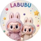 Yenilebilir Yuvarlak Pasta Resim Baskısı 20 cm Şekerli Kağıt Labubu Temalı 102 - 1 Adet