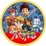 Yenilebilir Yuvarlak Pasta Resim Baskısı 20 Cm Şekerli Kağıt Paw Patrol Temalı 33