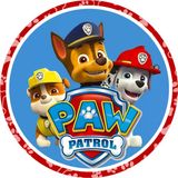 Yenilebilir Yuvarlak Pasta Resim Baskısı 20 Cm Şekerli Kağıt Paw Patrol Temalı 34
