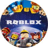 Yenilebilir Yuvarlak Pasta Resim Baskısı 20 cm Şekerli Kağıt Roblox Temalı 48 - 1 Adet