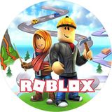 Yenilebilir Yuvarlak Pasta Resim Baskısı 20 cm Şekerli Kağıt Roblox Temalı 50 - 1 Adet