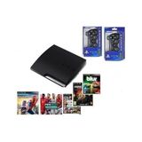 Yenilenmiş Sony Playstation 3 Slim 500GB 2 Kol ile 40 Oyun Gümüş - Siyah Renk Seçeneği