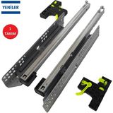 YENİLER TANDEM KISMİ AÇILIM ÇEKMECE RAYI 45 CM (MANDAL DAHİL)