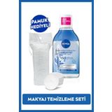 Yenileyici Serum İçerikli Micellar Makyaj Temizleme Suyu 400ml, Pamauk Hediyeli