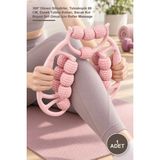 Yenilig 1 Adet 18 Silindirli Sıkılaştırıcı Masaj Aleti – 360° Dönen Silindirler, Teleskopik 60 Cm, Esnek Tutma Kolları, Bacak Kol Boyun Sırt Omuz Için Roller Massage