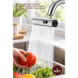 Yenilig 1 Adet 360 Derece Döner Musluk Başlığı – Su Tasarruflu Çok Fonksiyonlu Musluk Ucu, Köpük Ve Sprey Modu, Paslanmaz Çelik ABS, Faucet Aerator